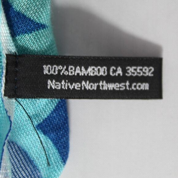 Native Northwest infinity scarf Indigenous art 100% bamboo Native American - Picture 2 of 6